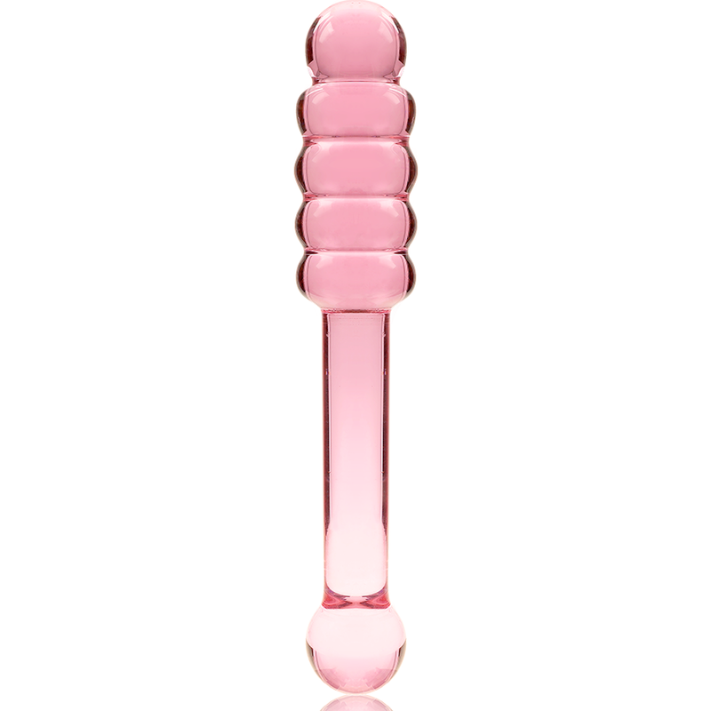 NEBULA SERIES BY IBIZA - MODEL 20 DILDO BOROSILICATE GLASS CLEAR 20.5 CM -O- 3 CM - ToysByMonk