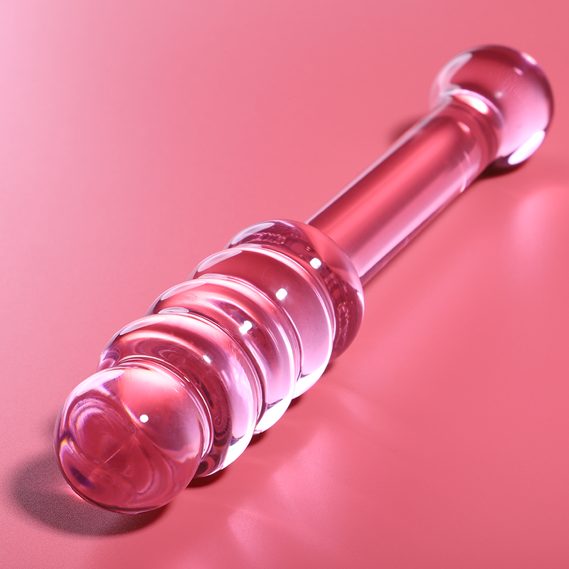 NEBULA SERIES BY IBIZA - MODEL 20 DILDO BOROSILICATE GLASS CLEAR 20.5 CM -O- 3 CM - ToysByMonk