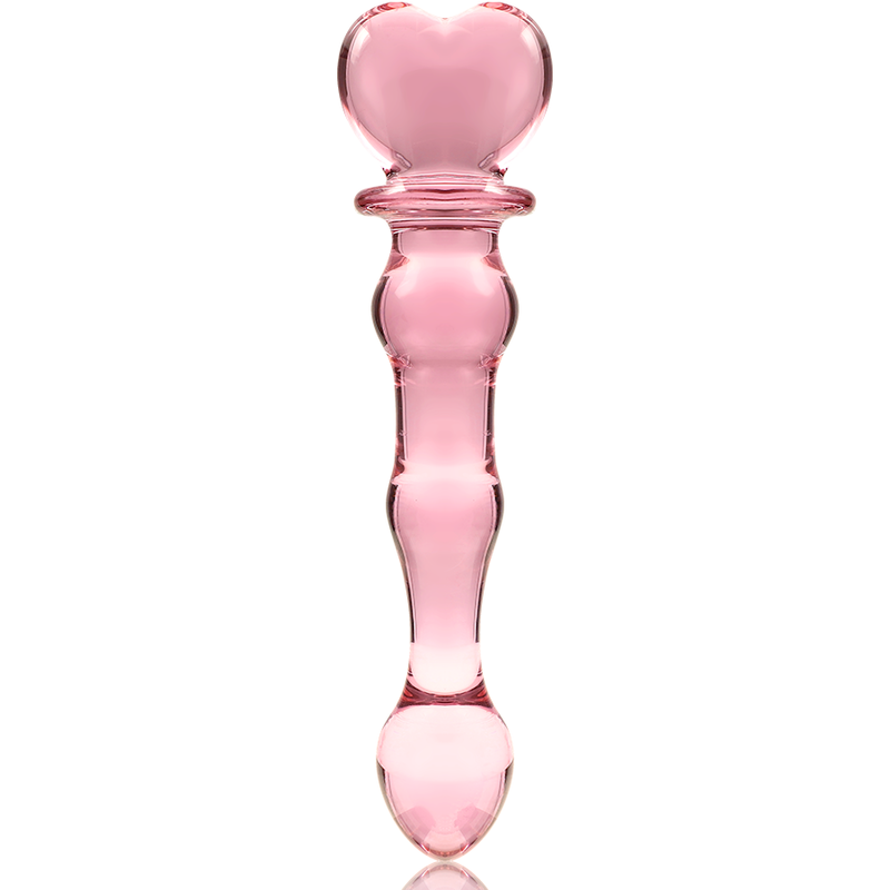 NEBULA SERIES BY IBIZA - MODEL 21 DILDO BOROSILICATE GLASS CLEAR 20.5 CM -O- 3.5 CM - ToysByMonk