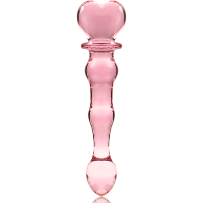 NEBULA SERIES BY IBIZA - MODEL 21 DILDO BOROSILICATE GLASS CLEAR 20.5 CM -O- 3.5 CM - ToysByMonk