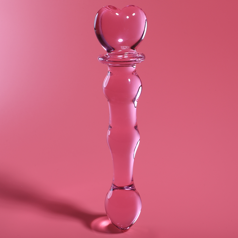 NEBULA SERIES BY IBIZA - MODEL 21 DILDO BOROSILICATE GLASS CLEAR 20.5 CM -O- 3.5 CM - ToysByMonk