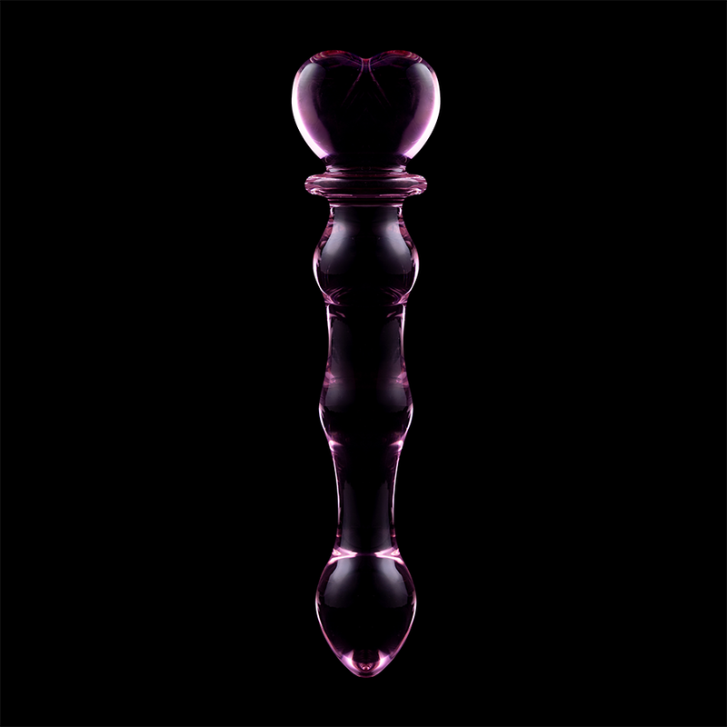 NEBULA SERIES BY IBIZA - MODEL 21 DILDO BOROSILICATE GLASS CLEAR 20.5 CM -O- 3.5 CM - ToysByMonk