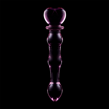 NEBULA SERIES BY IBIZA - MODEL 21 DILDO BOROSILICATE GLASS CLEAR 20.5 CM -O- 3.5 CM - ToysByMonk