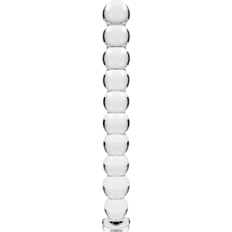 NEBULA SERIES BY IBIZA - MODEL 22 DILDO BOROSILICATE GLASS CLEAR 21.5 CM -O- 2.5 CM - ToysByMonk