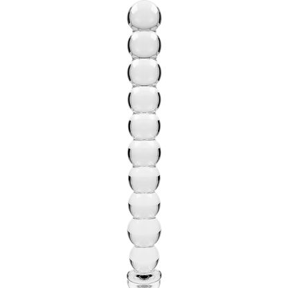 NEBULA SERIES BY IBIZA - MODEL 22 DILDO BOROSILICATE GLASS CLEAR 21.5 CM -O- 2.5 CM - ToysByMonk