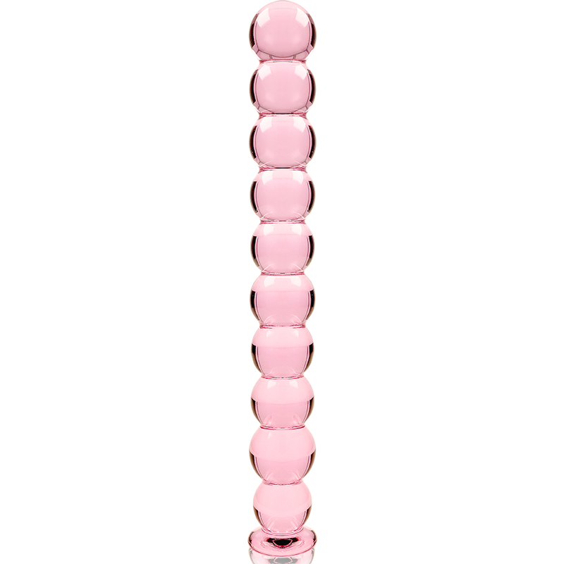 NEBULA SERIES BY IBIZA - MODEL 22 DILDO BOROSILICATE GLASS CLEAR 21.5 CM -O- 2.5 CM - ToysByMonk