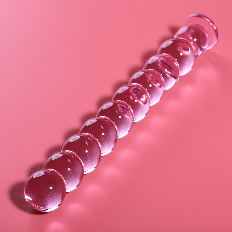 NEBULA SERIES BY IBIZA - MODEL 22 DILDO BOROSILICATE GLASS CLEAR 21.5 CM -O- 2.5 CM - ToysByMonk