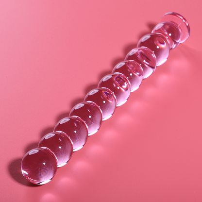 NEBULA SERIES BY IBIZA - MODEL 22 DILDO BOROSILICATE GLASS CLEAR 21.5 CM -O- 2.5 CM - ToysByMonk