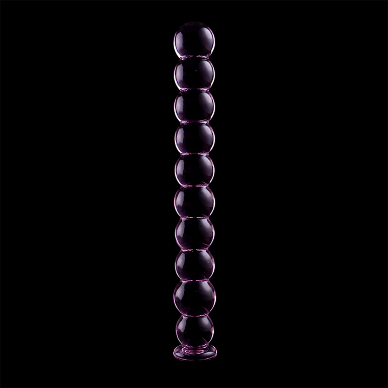 NEBULA SERIES BY IBIZA - MODEL 22 DILDO BOROSILICATE GLASS CLEAR 21.5 CM -O- 2.5 CM - ToysByMonk