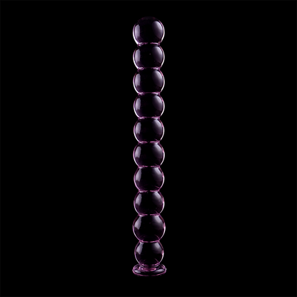 NEBULA SERIES BY IBIZA - MODEL 22 DILDO BOROSILICATE GLASS CLEAR 21.5 CM -O- 2.5 CM - ToysByMonk