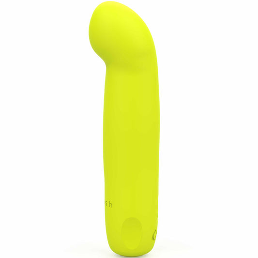B SWISH - BCUTE CURVE INFINITE CLASSIC RECHARGEABLE SILICONE VIBRATOR YELLOW - ToysByMonk