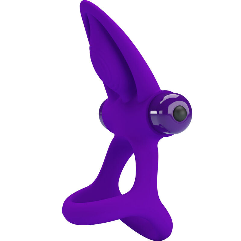 PRETTY LOVE - VIBRATOR RING 10 VIBRATIONS VIOLET SILICONE - ToysByMonk
