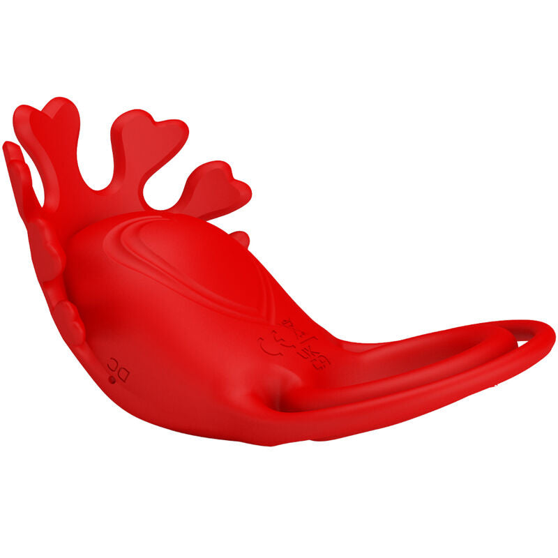 PRETTY LOVE - RUBEN VIBRATOR RING 7 VIBRATIONS SILICONE RED - ToysByMonk