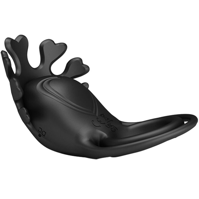 PRETTY LOVE - RUBEN VIBRATOR RING 7 VIBRATIONS BLACK SILICONE PRETTY LOVE MALE