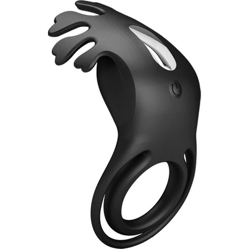 PRETTY LOVE - RUBEN VIBRATOR RING 7 VIBRATIONS BLACK SILICONE - ToysByMonk