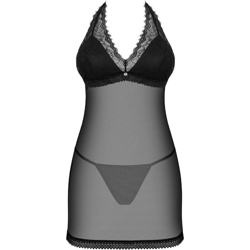 OBSESSIVE - MEDILLA CHEMISE & THONG XS/S OBSESSIVE CHEMISE