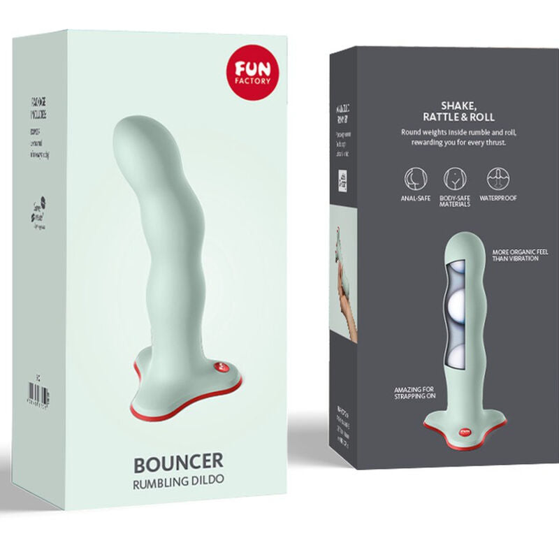 FUN FACTORY - BOUNCER DILDO SAGE GREEN - ToysByMonk