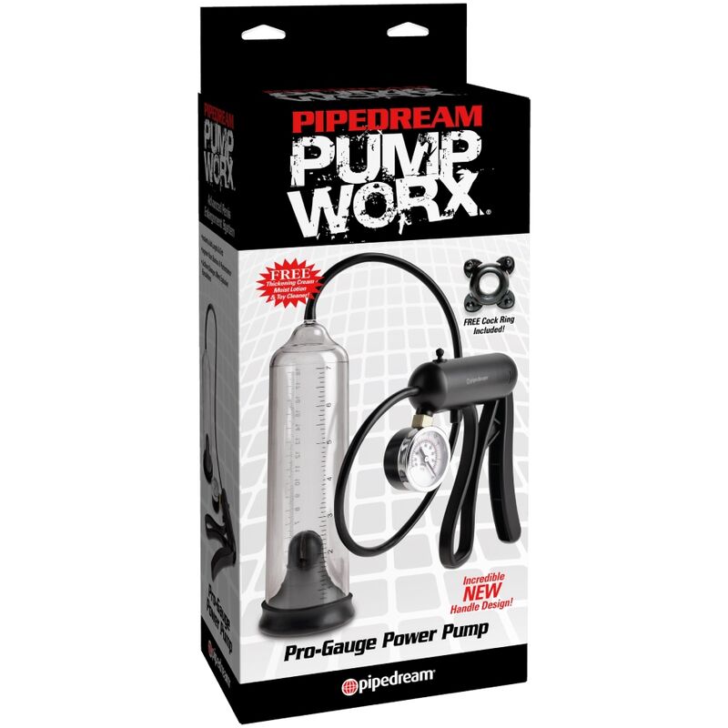 PUMP WORX - PRO-GAUGE POWER PUMP TRANSPARENT - ToysByMonk