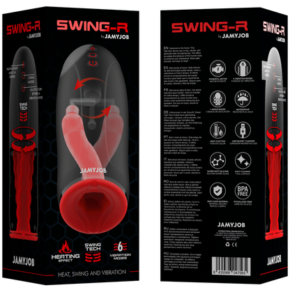 JAMYJOB - SWING-R HEATING EFFECT, SWING TECH AND VIBRATION MASTURBATOR JAMYJOB