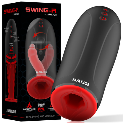 JAMYJOB - SWING-R HEATING EFFECT, SWING TECH AND VIBRATION MASTURBATOR JAMYJOB