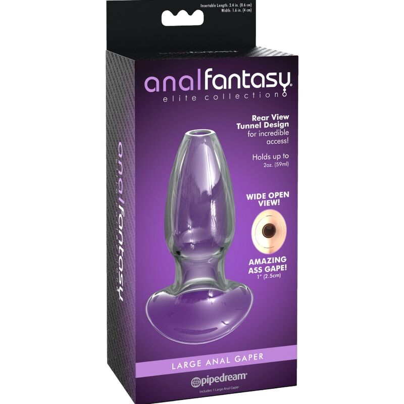 ANAL FANTASY ELITE COLLECTION - ANAL GAPER CRYSTAL DILATOR SIZE M - ToysByMonk