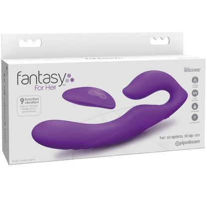 FANTASY FOR HER - DOUBLE PENETRATION VIBRATOR REMOTE CONTROL 9 VIOLET LEVELS - ToysByMonk