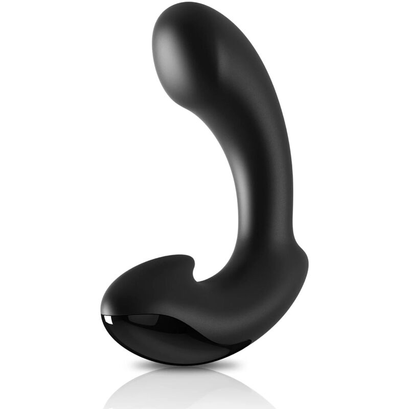 SIR RICHARDS - BLACK SILICONE P-POINT PROSTATE MASSAGER - ToysByMonk