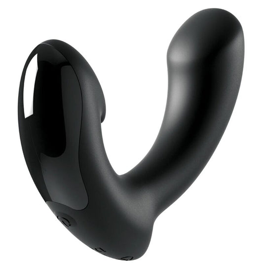SIR RICHARDS - BLACK SILICONE P-POINT PROSTATE MASSAGER - ToysByMonk