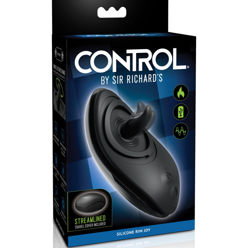 SIR RICHARDS - ANAL STIMULATOR RIM JOY VIBRATOR & SILICONE BLACK - ToysByMonk