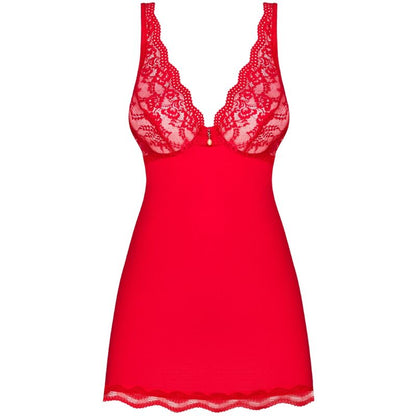 OBSESSIVE - LUVAE BABYDOLL & TANGA RED S/M OBSESSIVE BABYDOLL