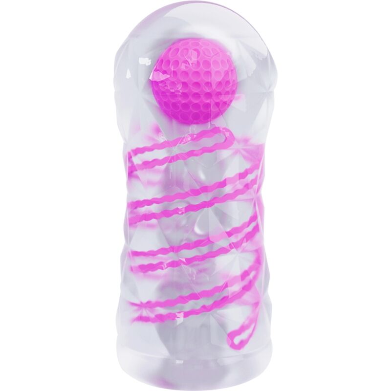 PRETTY LOVE - FANTASY MALE MASTURBATOR WITH INTERNAL SPIRAL AND TRANSPARENT BALLS - ToysByMonk