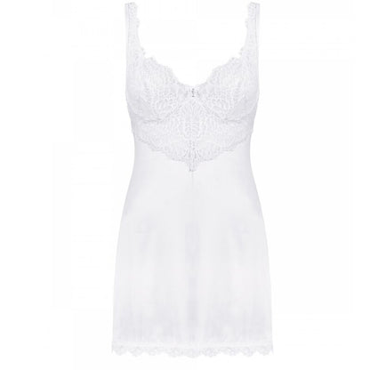 OBSESSIVE - AMOR BLANCO CHEMISE & WHITE THONG S/M - ToysByMonk