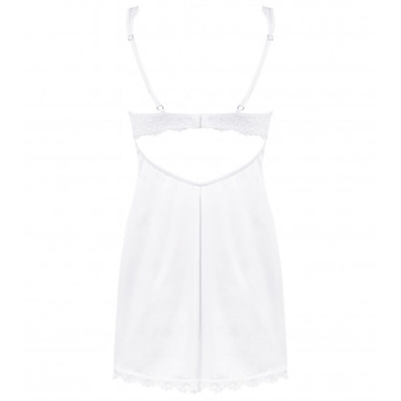 OBSESSIVE - AMOR BLANCO CHEMISE & WHITE THONG S/M - ToysByMonk