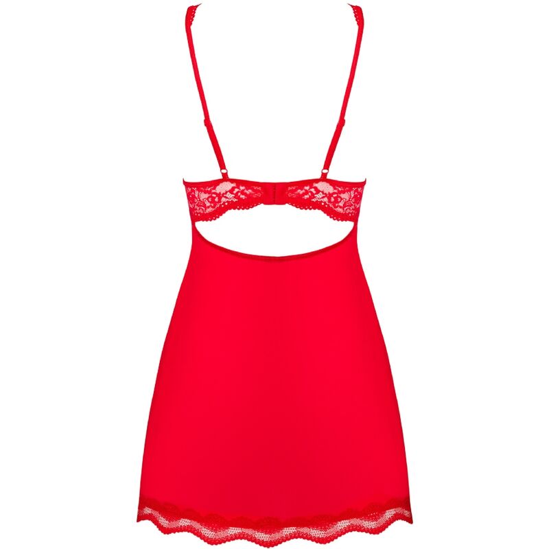 OBSESSIVE - LUVAE BABYDOLL & TANGA RED S/M OBSESSIVE BABYDOLL