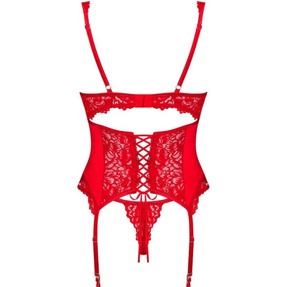 OBSESSIVE - AMOR CHERRIS CORSET & THONG L/XL - ToysByMonk