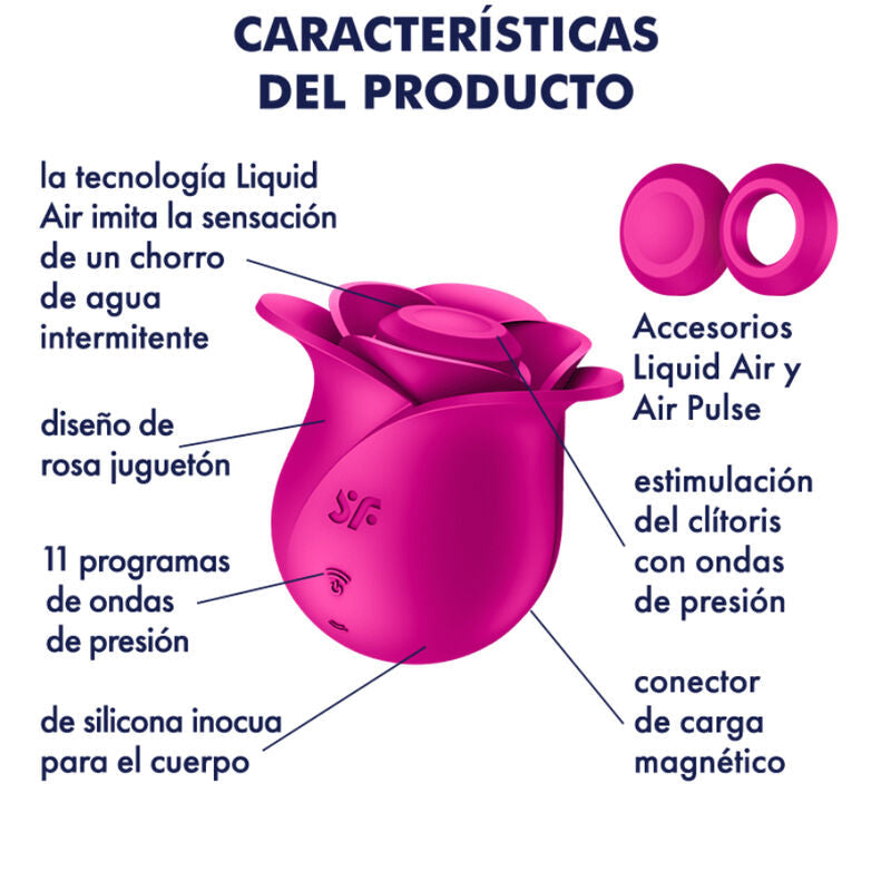 SATISFYER - AIR PULSE PRO 2 MODERN BLOSSOM VIBRATOR SATISFYER AIR PULSE