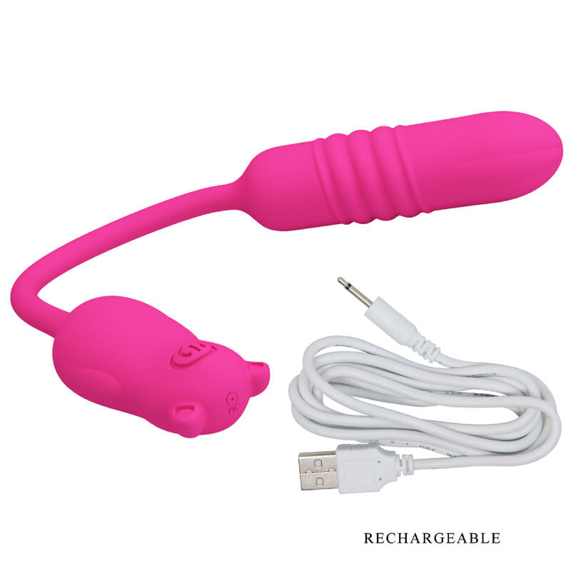PRETTY LOVE - NOBIKUMA PINK SILICONE VIBRATING BULLET - ToysByMonk