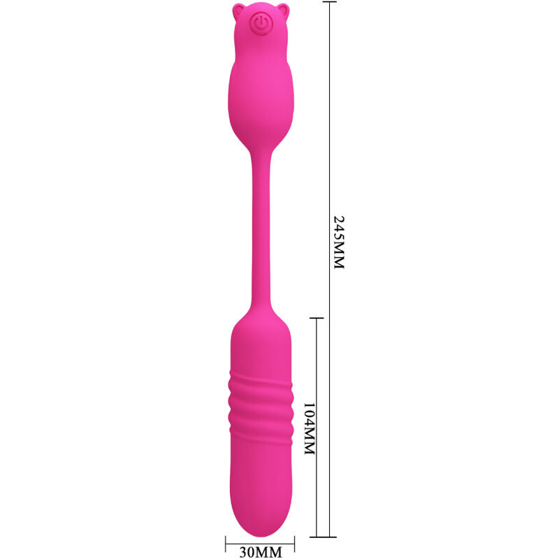 PRETTY LOVE - NOBIKUMA PINK SILICONE VIBRATING BULLET - ToysByMonk