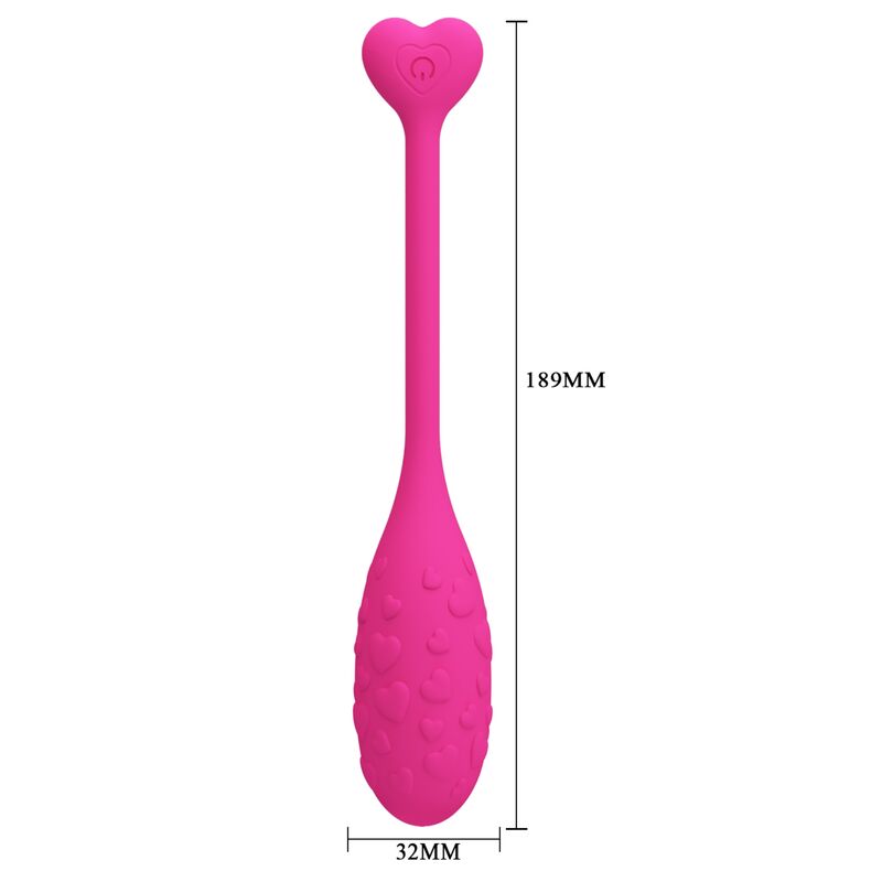 PRETTY LOVE - APP CONTROLLED PINK FISHER VIBRATING EGG PRETTY LOVE SMART