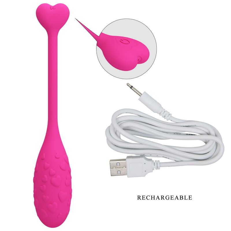 PRETTY LOVE - APP CONTROLLED PINK FISHER VIBRATING EGG PRETTY LOVE SMART