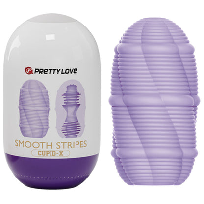 PRETTY LOVE - SMOOTH STRIPES CUPID MASTURBATOR EGG - ToysByMonk