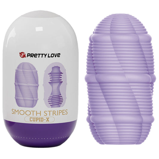 PRETTY LOVE - SMOOTH STRIPES CUPID MASTURBATOR EGG - ToysByMonk