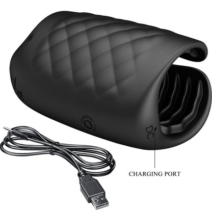 PRETTY LOVE - MANUAL MASTURBATOR FOR GLAND RECHARGEABLE VIBRATOR PRETTY LOVE MALE