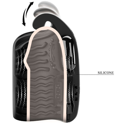 PRETTY LOVE - MANUAL MASTURBATOR FOR GLAND RECHARGEABLE VIBRATOR PRETTY LOVE MALE