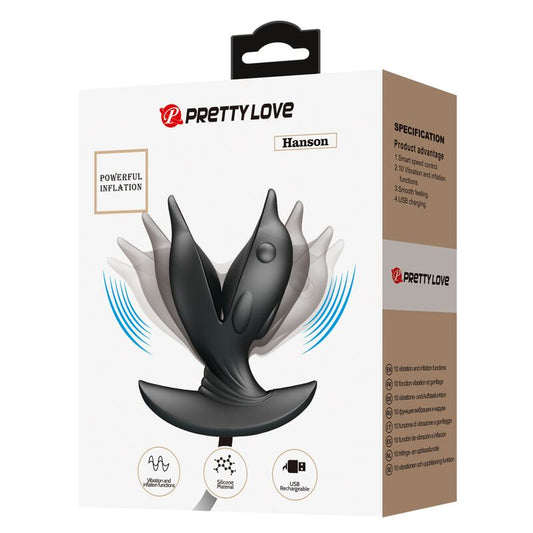 PRETTY LOVE - INFLATABLE & RECHARGEABLE DELFIN ANAL PLUG PRETTY LOVE BOTTOM