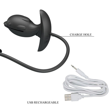 PRETTY LOVE - INFLATABLE & RECHARGEABLE DELFIN ANAL PLUG PRETTY LOVE BOTTOM