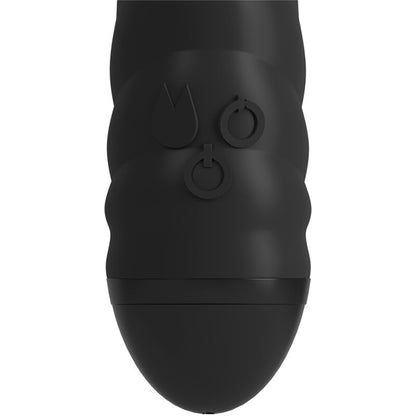 ADRIEN LASTIC - TWISTER VIBRATOR AND ROTATOR MASSAGER RABBIT BLACK - ToysByMonk