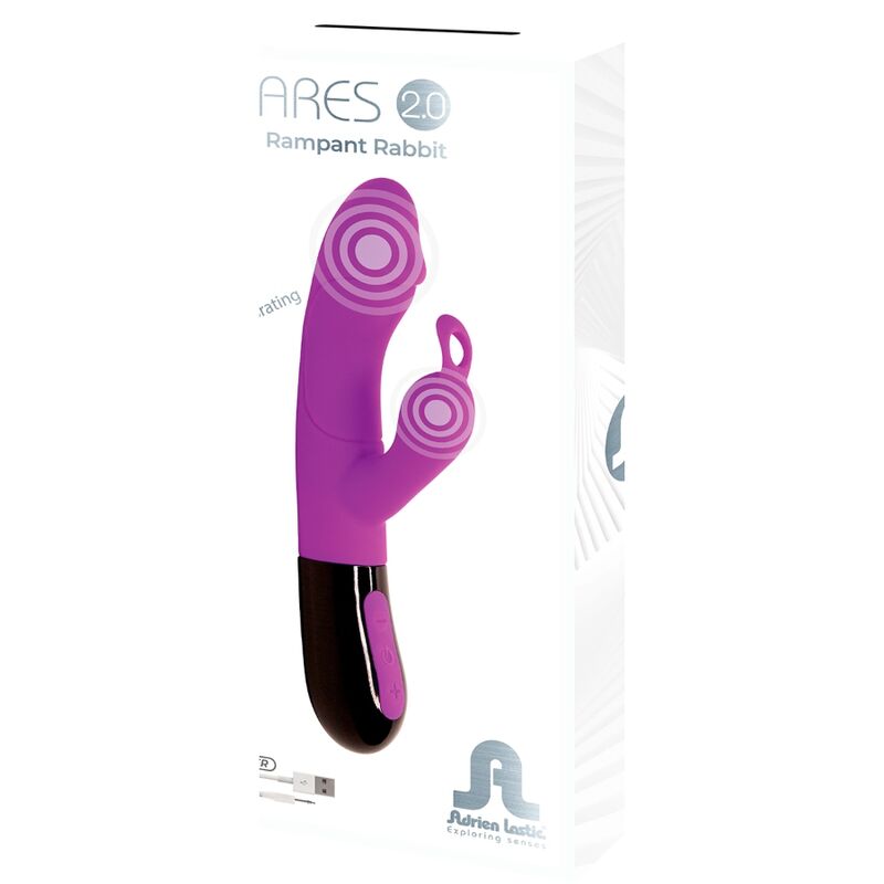 ADRIEN LASTIC - ARES 2.0 RABBIT VIBRATOR VIOLET ADRIEN LASTIC