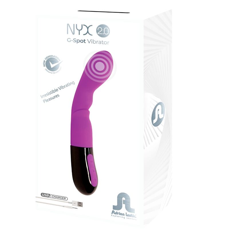 ADRIEN LASTIC - NYX 2.0 G-SPOT VIBRATOR VIOLET - ToysByMonk