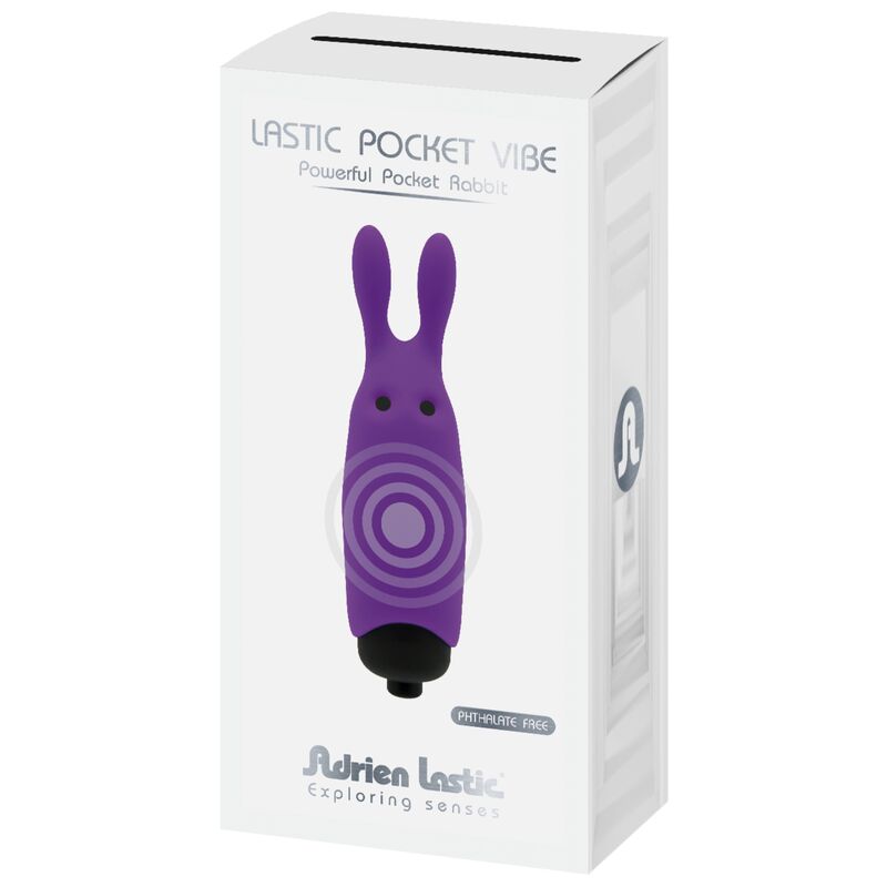 ADRIEN LASTIC - LASTIC POCKET VIOLET RABBIT VIBRATOR ADRIEN LASTIC